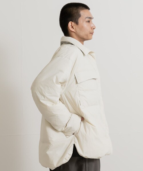 THE GOODLAND MARKET（ザグッドランドマーケット）の「KWD　LIGHT DOWN SHIRTS JACKET（その他アウター・レディース・Ivory/L.Yellow/Navy・FREE）」の8枚目の写真