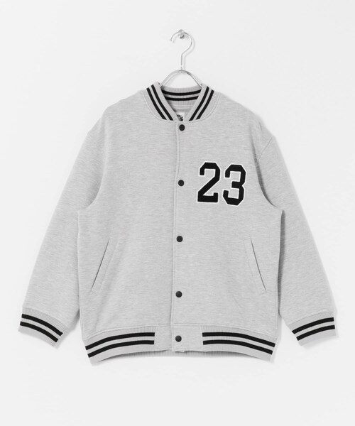 URBAN RESEARCH DOORS（アーバンリサーチドアーズ）の「『150サイズ』ダンボールニットスタジャン(KIDS)（ダウンジャケット/コート・キッズ・GRAY/NAVY・150(145-155)）」の4枚目の写真