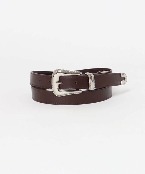 SENSE OF PLACE by URBAN RESEARCH(センスオブプレイスバイアーバンリサーチ)の「FLウエスタンベルト25mm(ベルト・メンズ・BLACK/BROWN/KHAKI・One)」の2枚目の写真