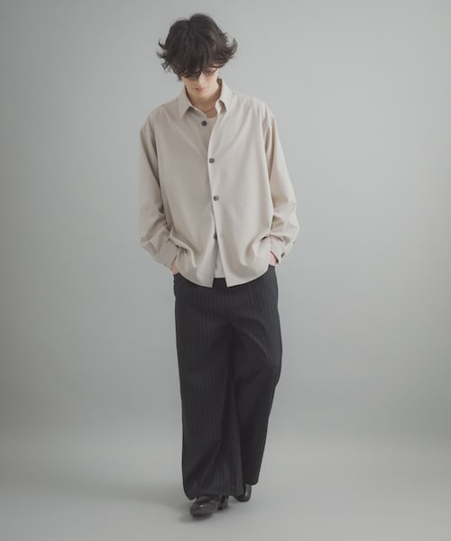 SENSE OF PLACE by URBAN RESEARCH(センスオブプレイスバイアーバンリサーチ)の「ラウンドポケットワンタックワイドスラックス(その他パンツ・メンズ・BROWN/NAVY ST・M/L)」の22枚目の写真