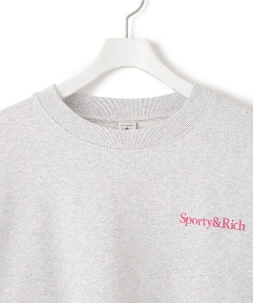 ADAM ET ROPE'(アダムエロペ)の「【J'aDoRe限定】【Sporty&Rich(スポーティー アンド リッチ)】NY Motion Crewneck(スウェット・レディース・ライトグレー・S)」の4枚目の写真