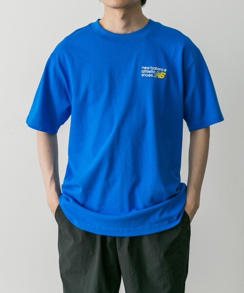 URBAN RESEARCH DOORS(アーバンリサーチドアーズ)の「NEW BALANCE AthleticsPremiumLogoTシャツ(シャツ/ブラウス・メンズ・SST/BUL/BK・M/L/XL)」の3枚目の写真