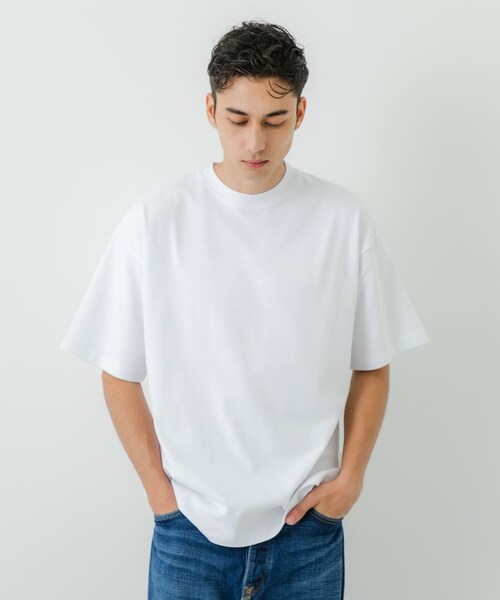 URBAN RESEARCH(アーバンリサーチ)の「Premium Organic Cotton T-shirts(Tシャツ/カットソー・メンズ・WHITE/BORDEAUX/GREEN/NAVY・M/L)」の10枚目の写真