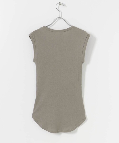 THE GOODLAND MARKET(ザグッドランドマーケット)の「『別注』MIDIUMISOLID×TGM Mix organic cotton tank-top(タンクトップ・レディース・Off/Black/Mocha・FREE)」の22枚目の写真