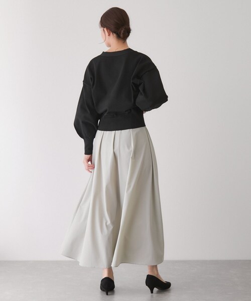 Jayro（ジャイロ）の「Vネックカーディガン（カーディガン/ボレロ・レディース・ブラック/チャコール/グレー/オフホワイト/ダークブラウン・M）」の12枚目の写真