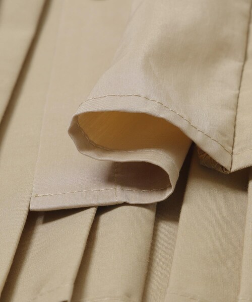 URBAN RESEARCH ROSSO（アーバンリサーチロッソ）の「ELENDEEK　PLEATS LAYERED SHIRTS（シャツ/ブラウス・レディース・O.WHT/BGE・Free）」の16枚目の写真