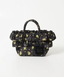 URBAN RESEARCH | GANNI　MINI SHOPPER RUFFLE PRINT(ハンドバッグ)