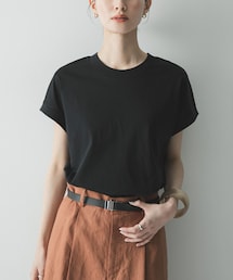 URBAN RESEARCH | 『UR TECH/汗染み防止』スーピマコットンフレンチスリーブカットソー(Tシャツ/カットソー)