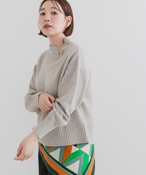 URBAN RESEARCH ROSSO（アーバンリサーチロッソ）の「F by ROSSO　ハミルトンハイネックニット（ニット/セーター・レディース・L/GREIGE/GRAY/D/CHERRY/BLUE・FREE）」の20枚目の写真