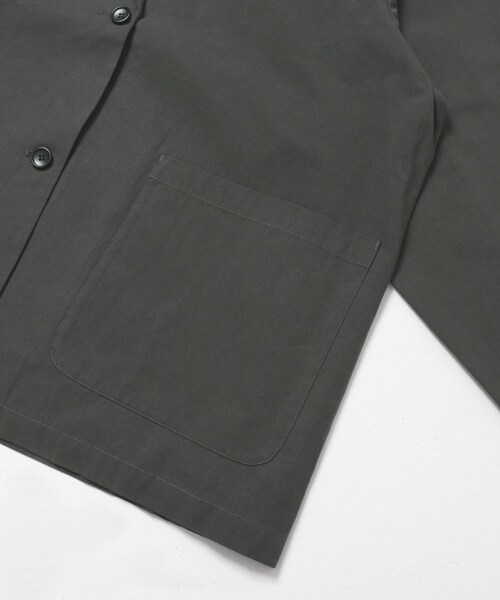 URBAN RESEARCH DOORS（アーバンリサーチドアーズ）の「FORK&SPOON　ビッグジャケット（テーラードジャケット・レディース・CHARCOAL/BEIGE・1）」の11枚目の写真