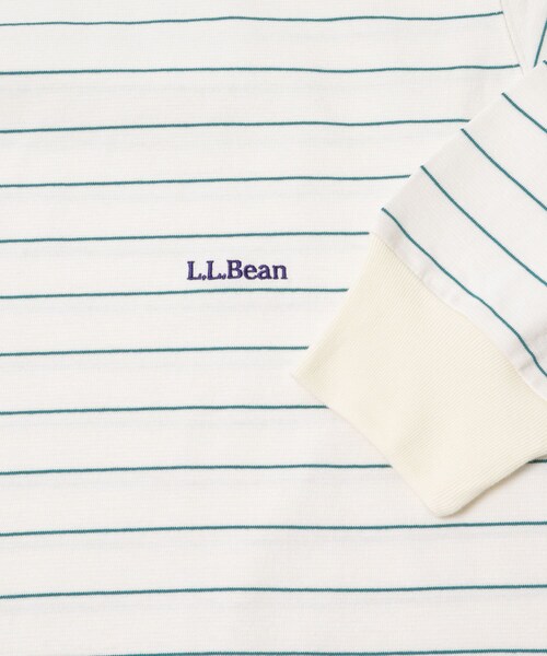 URBAN RESEARCH DOORS(アーバンリサーチドアーズ)の「L.L.Bean JAPAN EDITION UNION LONG SLEEVE STRIPE T-SHIRTS(Tシャツ/カットソー・メンズ・OFF/GRN/BIRCH/YLW/T GREY/RED/NAVY/TEAL・M/L/XL)」の7枚目の写真