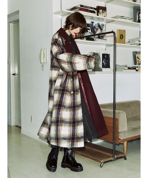 jouetie（ジュエティ）の「バイカラーロングコート（チェスターコート