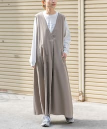 FORK&SPOON | FORK&SPOON　フロントタックフレアワンピース(ワンピース)