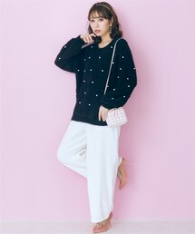 marun | 大きいサイズ　ハイウエストワイドパンツmarun(その他パンツ)