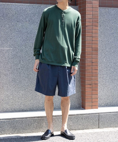 ADAM ET ROPE'（アダムエロペ）の「【Eddie Bauer】Knit Henly Neck Shirts（ニット/セーター・メンズ・ダークブラウン/グリーン・L/M）」の18枚目の写真