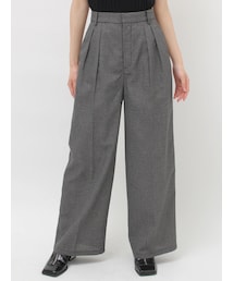 MURUA | ダブルタックワイドパンツ【セットアップ着用可】(その他パンツ)