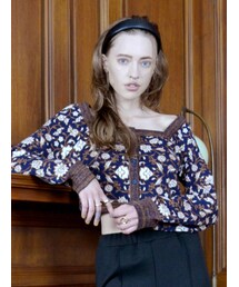 EVRIS | フロントボタンジャガードニットトップス(ニット/セーター)