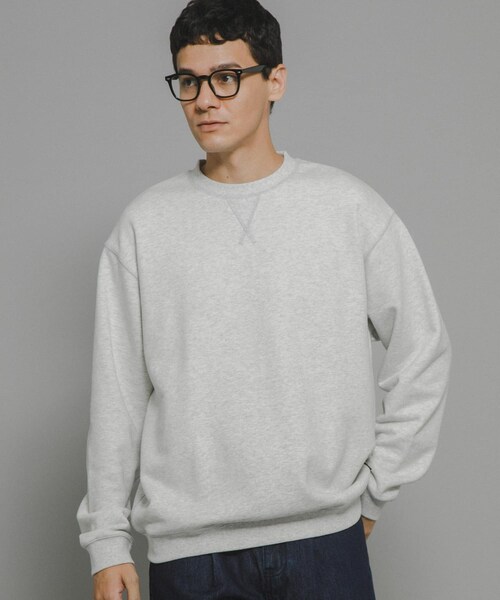 URBAN RESEARCH Sonny Label（アーバンリサーチサニーレーベル）の「ヘビーウェイトコットンベーシックスウェット（スウェット・メンズ・ライトグレー/ブラック/杢グレー/ネイビー/チャコール・M/L/XL）」の18枚目の写真