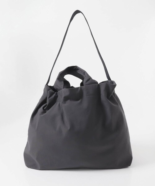 URBAN RESEARCH DOORS（アーバンリサーチドアーズ）の「STILL BY HAND　NYLON OX TWO-WAY BAG（ショルダーバッグ・メンズ・INK BLACK/CHARCOAL/ECRU・Free）」の3枚目の写真