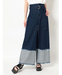 MURUA | ロールアップデザインバギー(デニムパンツ)