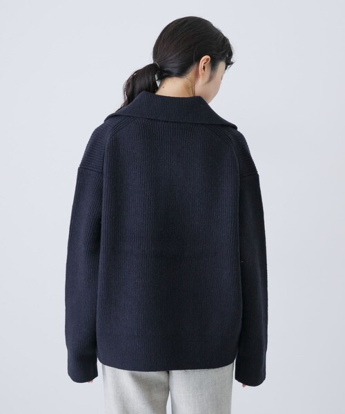 かぐれ（カグレ）の「STUDIO NICHOLSON　NASH（ニット/セーター・レディース・CRIMSON/D NAVY・0）」の4枚目の写真