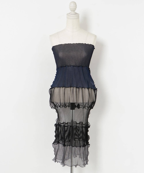 THE GOODLAND MARKET（ザグッドランドマーケット）の「Ticien　RICRAC 002 UNDER（スカート・レディース・BLUxWIN/BLKxNVY/YELxKHK・2）」の2枚目の写真