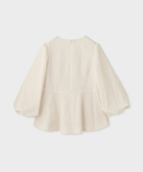 ROPE'（ロペ）の「【troisiemechaco（トロワズィエムチャコ）】×moi salon et rope EXCLUSIVE EDITION JACQUARD BLOUSE（シャツ/ブラウス・レディース・オフホワイト/ブラック・36/38）」の22枚目の写真