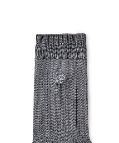 ROPE' PICNIC（ロペピクニック）の「RPロゴソックス（ソックス/靴下・レディース・ブラック/ホワイト/ダークブラウン/シルバー・F）」の21枚目の写真