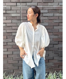 Ungrid | 2wayタックハーフスリーブブラウス(シャツ/ブラウス)