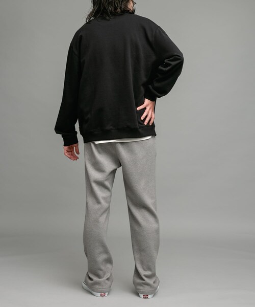 URBAN RESEARCH Sonny Label（アーバンリサーチサニーレーベル）の「ヘビーウェイトコットンベーシックスウェット（スウェット・メンズ・ライトグレー/ブラック/杢グレー/ネイビー/チャコール・M/L/XL）」の16枚目の写真