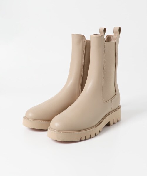 URBAN RESEARCH Sonny Label（アーバンリサーチサニーレーベル）の「サイドゴアショートブーツ（ブーツ・レディース・ブラック/ベージュ・36/37/38）」の13枚目の写真