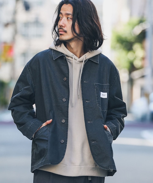 『別注』BAEXFATE×Sonny Label　ムラ染リップストップカバーオール