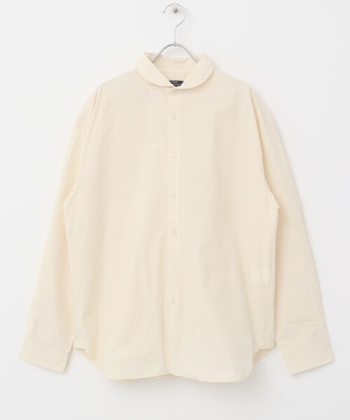 ITEMS URBANRESEARCH（アイテムズ アーバンリサーチ）の「ブロード ラウンドカラーシャツ（シャツ/ブラウス・メンズ・SAX/IVO/PPL/LIME GREEN・M/L）」の13枚目の写真