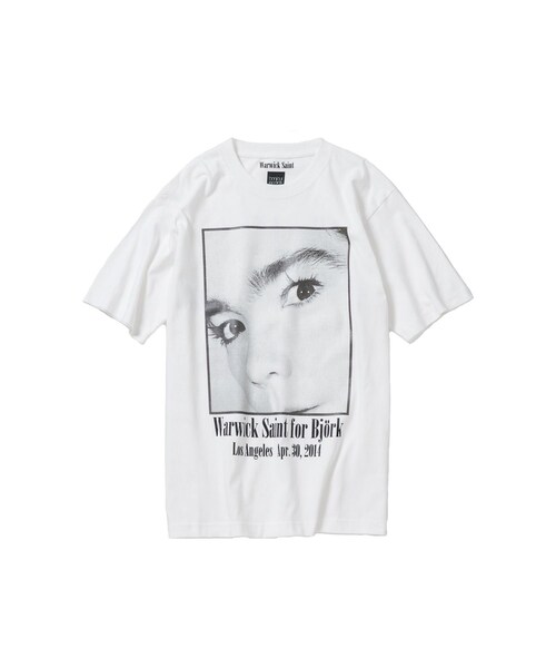 bonjour records(ボンジュールレコーズ)の「【Warwick Saint for bonjour records】Bjork photo S/S Tee(Tシャツ/カットソー・レディース・ブラック/ホワイト・L/M/XL)」の8枚目の写真
