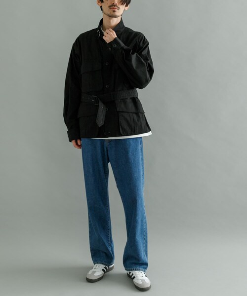URBAN RESEARCH（アーバンリサーチ）の「NEXUSVII.　FATIGUE MS MOD. JACKET（ミリタリージャケット・メンズ・BLACK・M/L）」の4枚目の写真
