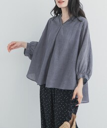 URBAN RESEARCH DOORS | シアーデニムピンタックドルマンブラウス(シャツ/ブラウス)