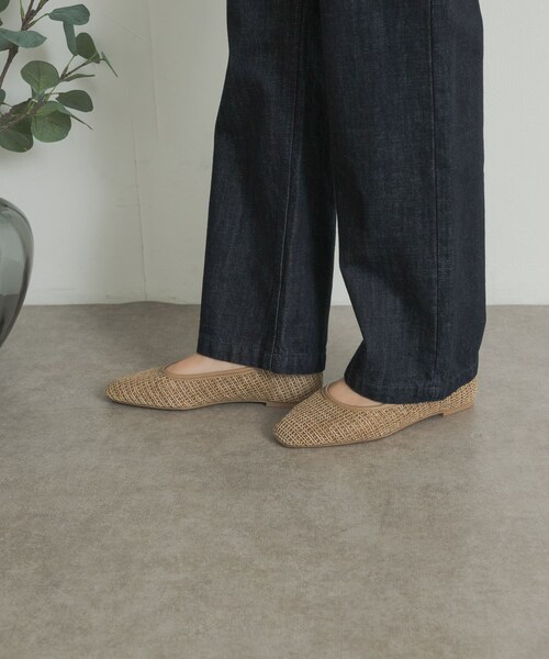 URBAN RESEARCH DOORS(アーバンリサーチドアーズ)の「メッシュフラットパンプス(パンプス・レディース・BEIGE/BLACK・36/37/38)」の17枚目の写真