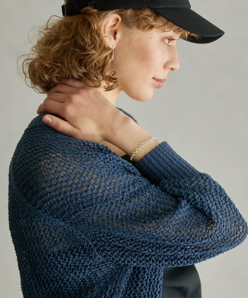 URBAN RESEARCH（アーバンリサーチ）の「decor　DoublecirclechainBracelet（ブレスレット・レディース・SILVER・-）」の5枚目の写真