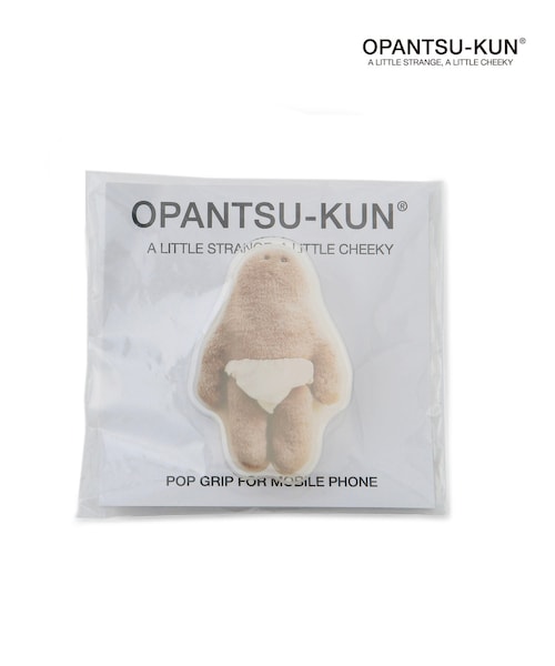 VIS(ビス)の「【OPANTSU-KUN】おパンツ君スマホグリップ(スマホグッズ・レディース・ベージュ系・F)」の1枚目の写真