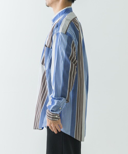 URBAN RESEARCH（アーバンリサーチ）の「FREEMANS SPORTING CLUB　CHRYSTIE SHIRT（シャツ/ブラウス・メンズ・ブルー/イエロー・S/M）」の5枚目の写真
