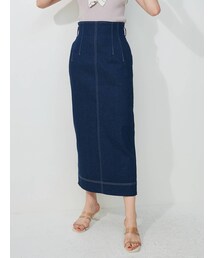 MERCURYDUO | ステッチデザインストレッチタイトスカート(スカート)