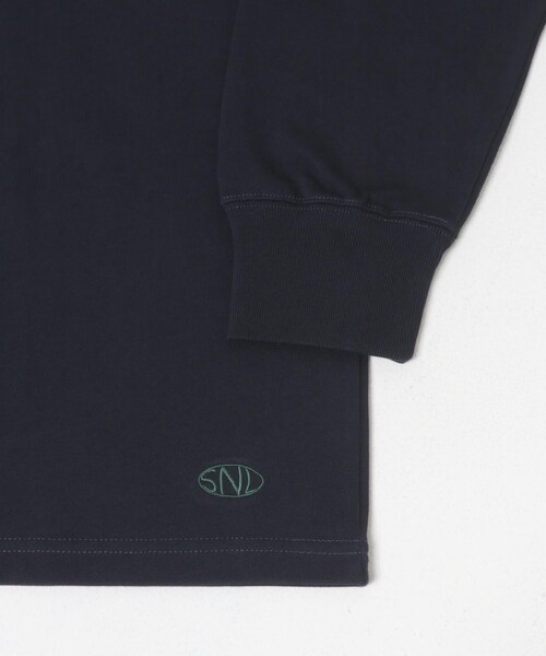 URBAN RESEARCH Sonny Label(アーバンリサーチサニーレーベル)の「ラグビーカラーロングスリーブシャツ(Tシャツ/カットソー・メンズ・ホワイト/ブラウン/ネイビー・M/L)」の13枚目の写真