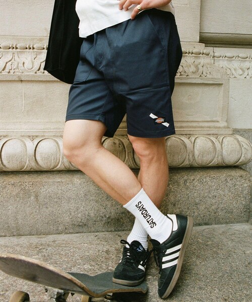 Saturdays NYC(サタデーズ ニューヨークシティ )の「SNYC x Dickies Quinn shorts(その他パンツ・レディース・チャコール/レッド/ネイビー・28/36)」の2枚目の写真