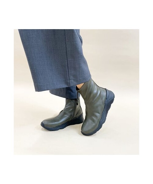 noyau(ノヤウ)の「ノヤウ noyau 軽量スニーカーショートブーツ (ブーツ・レディース・BL/BLS/GY/KH・S/22.5cm/M/23.5cm/L/24.5cm/LL/25cm)」の15枚目の写真