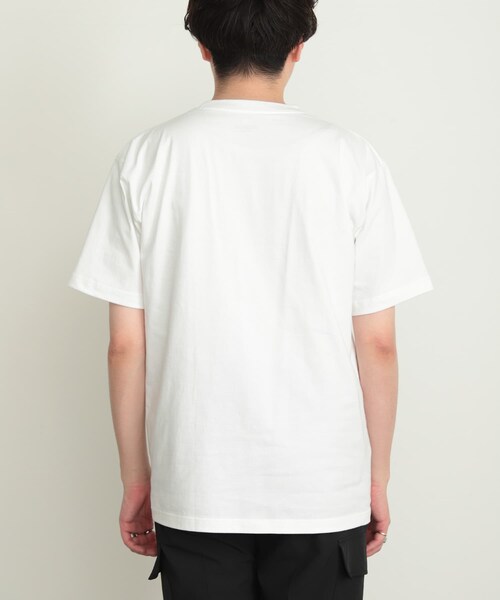 SENSE OF PLACE by URBAN RESEARCH（センスオブプレイスバイアーバンリサーチ）の「Hanes　BEEFY T-SHIRTS 1P（Tシャツ/カットソー・メンズ・WHITE/BLACK/D.PURPLE/D.GREEN・M/L/XL）」の9枚目の写真