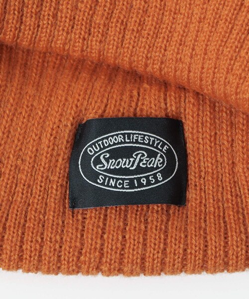 URBAN RESEARCH DOORS(アーバンリサーチドアーズ)の「Snow Peak Apparel Rib Knit Cap(ニットキャップ/ビーニー・メンズ・Navy/Black/Charcoal/Orange・one)」の14枚目の写真