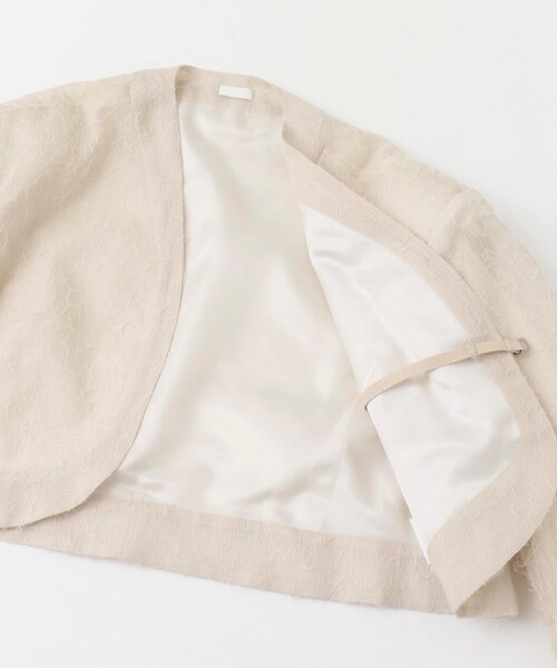 かぐれ(カグレ)の「SEEALL SHORT SCALE JACKET(テーラードジャケット・レディース・NATURAL・38)」の12枚目の写真
