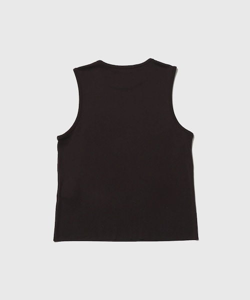 ADAM ET ROPE'（アダムエロペ）の「【AMOMENTO/アモーメント】ROUND NECK SLEEVELESS TOP（タンクトップ・メンズ・チャコール・L/M）」の20枚目の写真