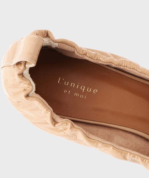 ROPE'（ロペ）の「【L’unique et moi（リュニック エ モア）】AliceII｜ギャザーパンプス（パンプス・レディース・ブラック/ベージュ・23.0/23.5/24.0/24.5/25.0）」の15枚目の写真