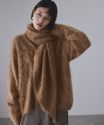 ADAM ET ROPE'（アダムエロペ）の「ブラッシュカシミアストール（ストール/ショール）」